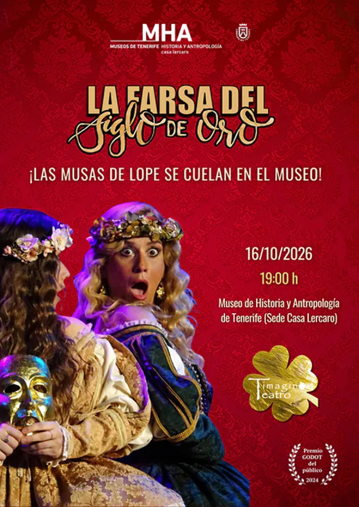 La Casa Lercaro se convierte en escenario del teatro del Siglo de Oro con dos fragmentos de Timaginas Teatro