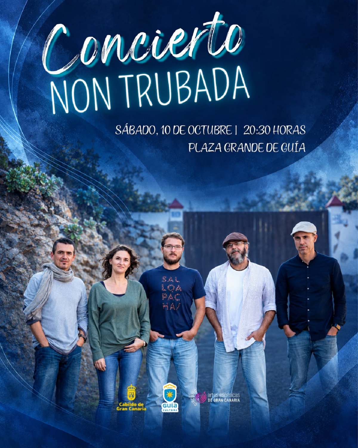 Non Trubada lleva su música a la Plaza Grande de Guía este sábado