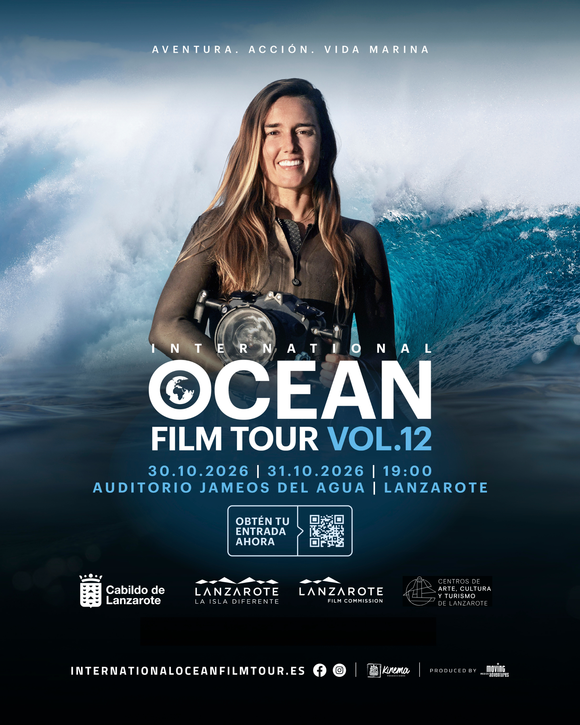 El proyecto europeo de Rayas y Tiburones en Canarias, protagonista especial del International Ocean Film Tour en Lanzarote