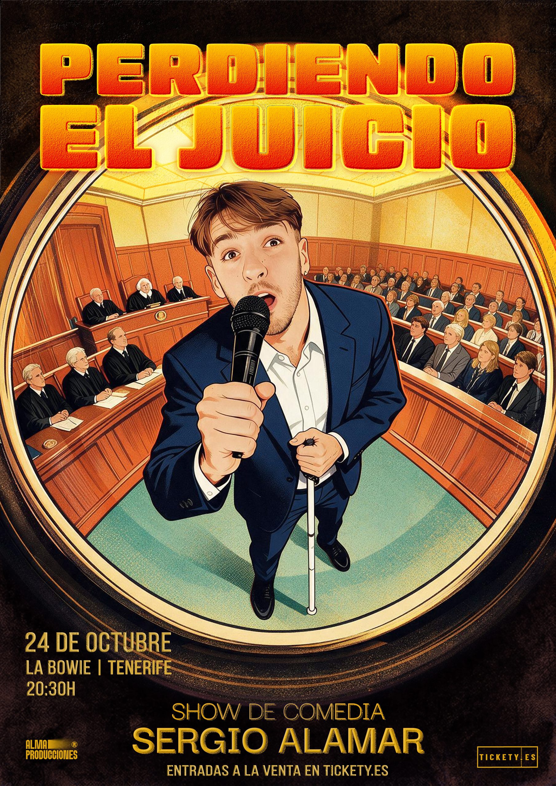 Sergio Alamar llega a La Laguna con su espectáculo “Perdiendo el juicio” este sábado 24 de octubre