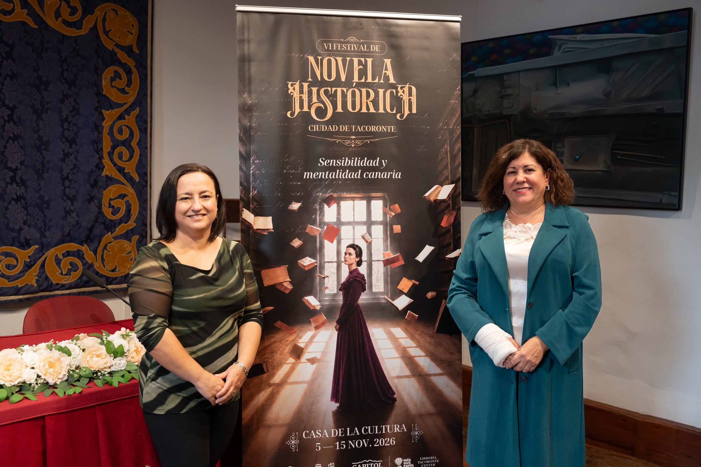 El Festival de Novela Histórica Ciudad de Tacoronte concede a María del Mar Rodríguez el premio literario de su VI edición